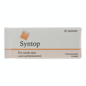 Syntop tablets reduce cataracts and AMD.