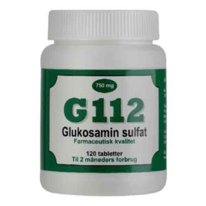 G112 Glukosamin stoppar utvecklingen av artros 750 mg
