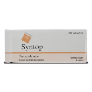 Syntop-tabletter <br>modvirker grå stær og AMD.