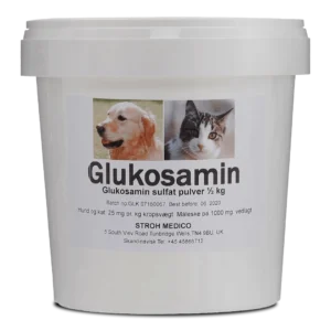 Veterinær Glukosamin <br>til hunde og katte 0,5kg