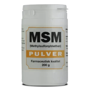 MSM Pulver, <br>svært ved at sluge tabletter