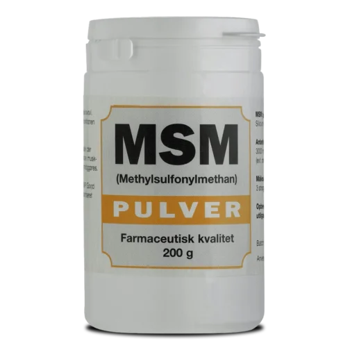 MSM Pulver, <br>svært ved at sluge tabletter