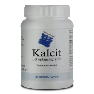 Kalcit letoptagelig kalk <br>med D3-vitamin