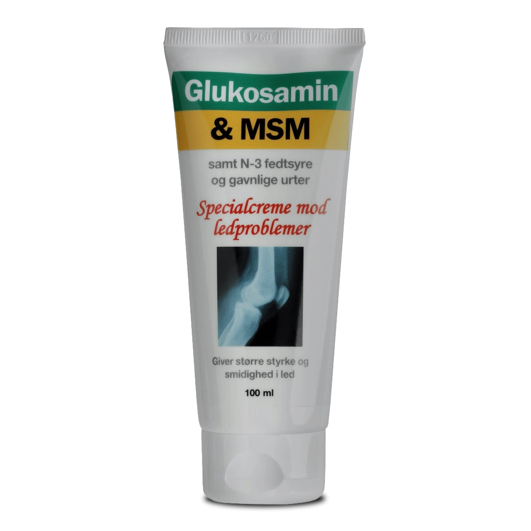 Glucosamin & MSM specialcreme mod ledproblemer