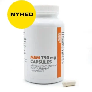 MSM 750 mg –  styrker muskler, sener og ledbånd vegansk