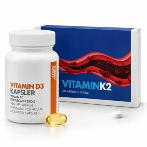 Vitamin D3 og Vitamin K2 kosttilskud fra Stroh Medico