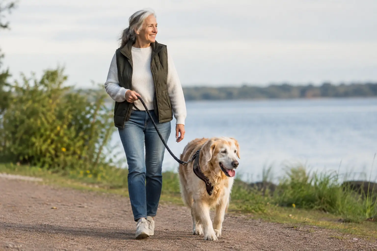 Read more about the article Eksempel på mobilitet hos seniorhund i hverdagen